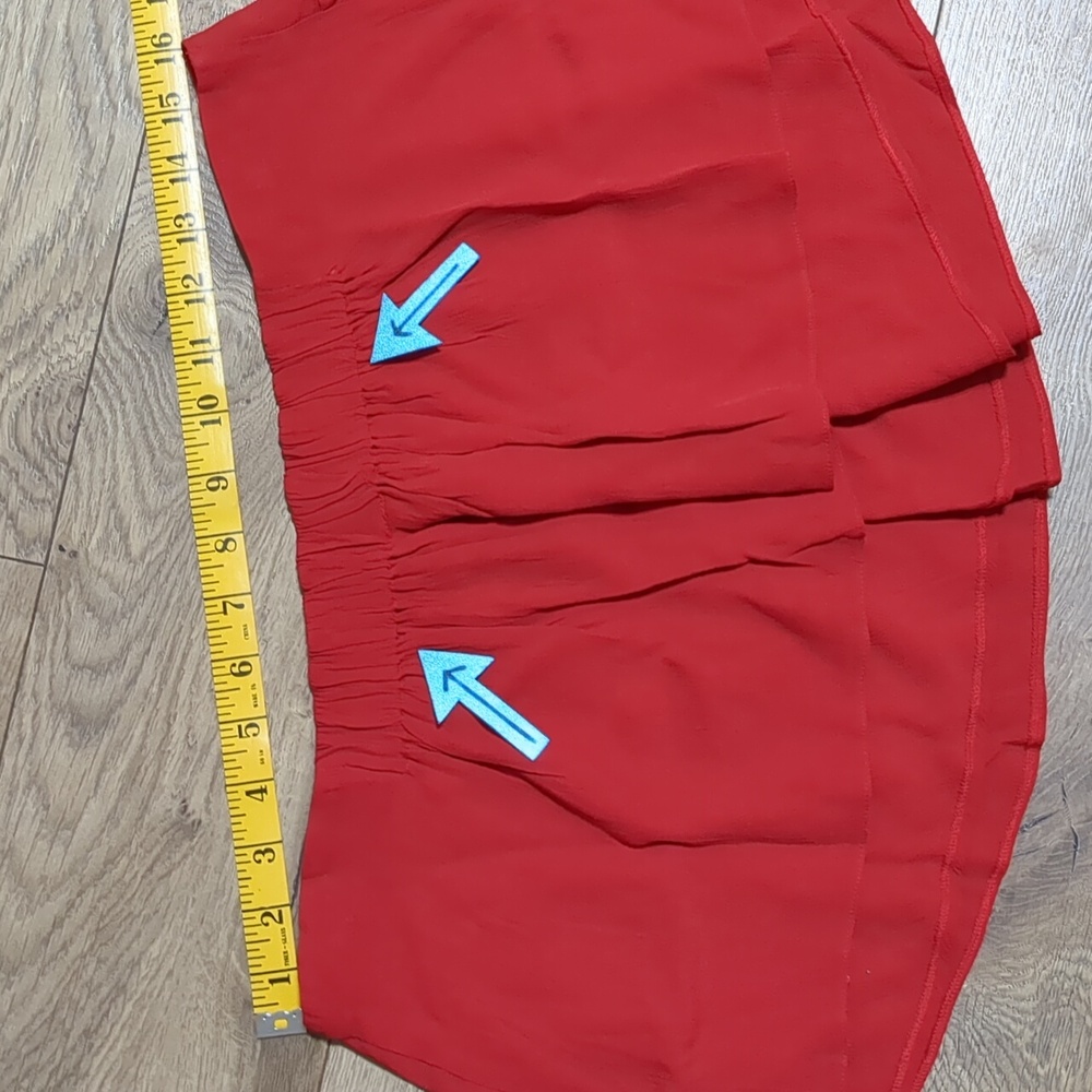 Free People Gia Set- 2 piece Red Jumpsuit Size Small - Picture 14 of 14